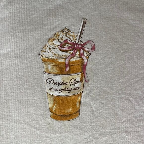 Altar-d-state Women's Pumpkin Spice Fall Vibe Baby Tee - Picture 3 of 5